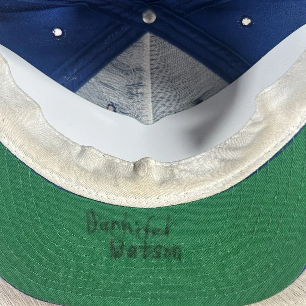 VTG New York Mets Snapback Hat MLB Baseball The Game Wool‎ Blue Cap Made in USA